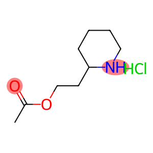 2-(2-Piperidinyl)ethyl acetate hydrochloride