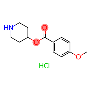 4-Piperidinyl 4-methoxybenzoate hydrochloride