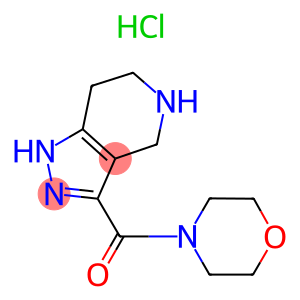 MORPHOLINO(4,5,6,7-TETRAHYDRO-1H-PYRAZOLO[4,3-C]PYRIDIN-3-YL)METHANONE HYDROCHLORIDE