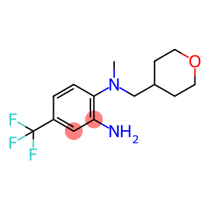 N~1~-Methyl-N~1~-(tetrahydro-2H-pyran-4-ylmethyl)-4-(trifluoromethyl)-1,2-benzenediamine