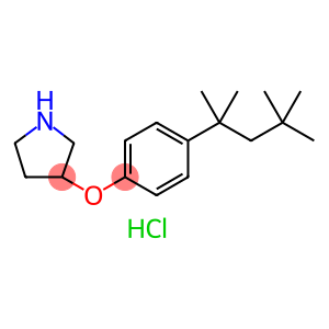 3-[4-(1,1,3,3-Tetramethylbutyl)phenoxy]-pyrrolidine hydrochloride
