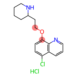 5-Chloro-8-quinolinyl 2-(2-piperidinyl)ethylether hydrochloride