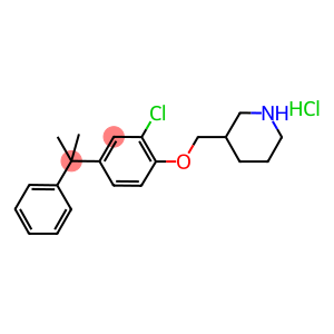 3-{[2-Chloro-4-(1-methyl-1-phenylethyl)phenoxy]-methyl}piperidine hydrochloride