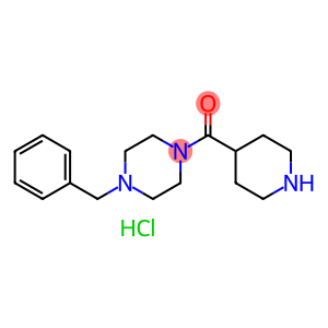 (4-Benzyl-1-piperazinyl)(4-piperidinyl)methanonehydrochloride