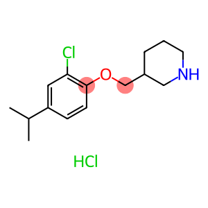 3-[(2-Chloro-4-isopropylphenoxy)methyl]piperidinehydrochloride