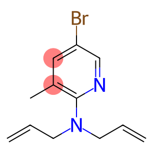 2-Pyridinamine, 5-bromo-3-methyl-N,N-di-2-propen-1-yl-