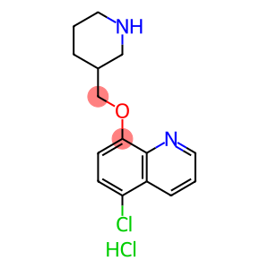 5-CHLORO-8-(PIPERIDIN-3-YLMETHOXY)QUINOLINE HYDROCHLORIDE