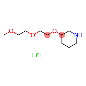 2-(2-Methoxyethoxy)ethyl 3-piperidinyl etherhydrochloride