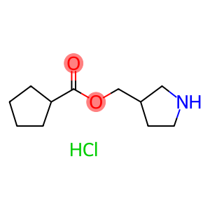 3-Pyrrolidinylmethyl cyclopentanecarboxylatehydrochloride