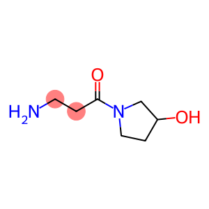 3-amino-1-(3-hydroxypyrrolidin-1-yl)propan-1-one