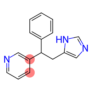 Pyridine, 3-(2-(1H-imidazol-4-yl)-1-phenylethyl)-