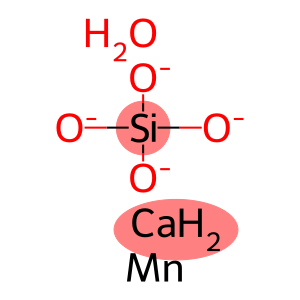 Calcium manganese oxide silicate