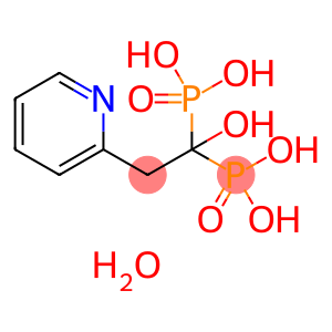 Phosphonic acid, P,P'-[1-hydroxy-2-(2-pyridinyl)ethylidene]bis-, hydrate (1:1)