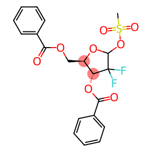 2-Deoxy-2,2-difluoro-D-erythro-pentofuranose-3,5-dibenzoate-1-methanesulfonate