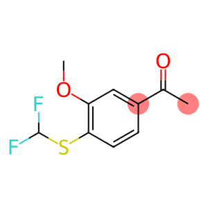 1-{4-[(Difluoromethyl)sulfanyl]-3-methoxyphenyl}ethan-1-one