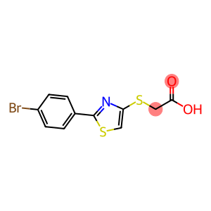 Acetic acid, 2-[[2-(4-bromophenyl)-4-thiazolyl]thio]-