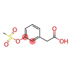 3-[(Methylsufonyl)oxy]phenylacetic acid