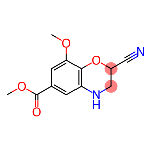 Methyl 2-cyano-8-methoxy-3,4-dihydro-2H-1,4-benzoxazine-6-carboxylate