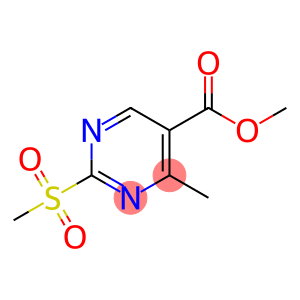 Methyl 4-methyl-2-(methylsulfonyl)-5-pyrimidinecarboxylate