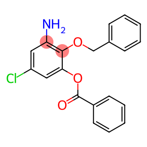 3-Amino-2-(benzyloxy)-5-chlorophenyl-benzenecarboxylate