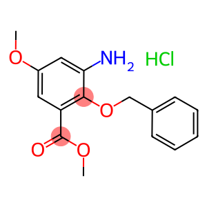 Methyl 3-amino-2-(benzyloxy)-5-methoxybenzoate hydrochloride