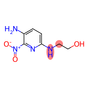 Ethanol, 2-[(5-amino-6-nitro-2-pyridinyl)amino]- (9CI)