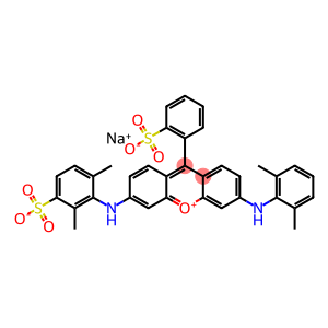 3-[(2,6-二甲基苯基)氨基]-6-[(2,6-二甲基磺基苯基)氨基]-9-(2-磺基苯基)占吨翁单钠内盐