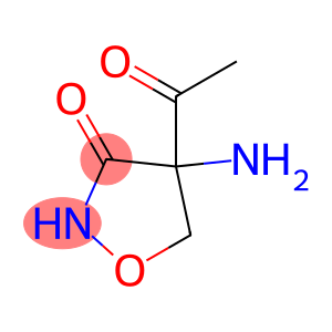 3-Isoxazolidinone, 4-acetyl-4-amino- (6CI)