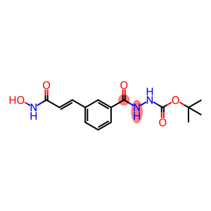 Hydrazinecarboxylic acid, 2-[3-[(1E)-3-(hydroxyamino)-3-oxo-1-propen-1-yl]benzoyl]-, 1,1-dimethylethyl ester