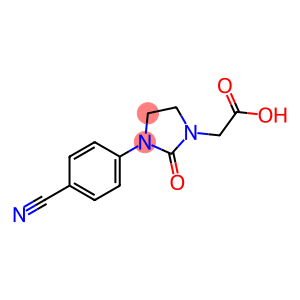 2-(3-(4-Cyanophenyl)-2-oxoimidazolidin-1-yl)-acetic acid