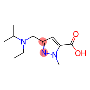 3-((ethyl(isopropyl)amino)methyl)-1-methyl-1H-pyrazole-5-carboxylic acid