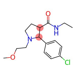 2-(4-Chlorophenyl)-N-ethyl-1-(2-methoxyethyl)pyrrolidine-3-carboxamide