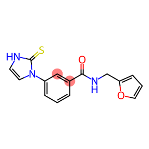 N-(Furan-2-ylmethyl)-3-(2-sulfanylidene-2,3-dihydro-1H-imidazol-1-yl)benzamide