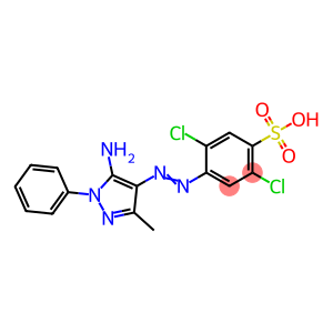 2,5-dichloro-4-[(2Z)-2-(5-imino-3-methyl-1-phenylpyrazol-4-ylidene)hydrazinyl]benzenesulfonic acid