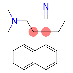 α-[2-(Dimethylamino)ethyl]-α-ethyl-1-naphthaleneacetonitrile