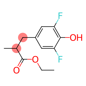 Benzenepropanoic acid, 3,5-difluoro-4-hydroxy-α-methyl-, ethyl ester