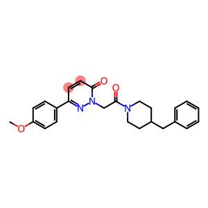 2-[2-(4-benzylpiperidin-1-yl)-2-oxoethyl]-6-(4-methoxyphenyl)pyridazin-3(2H)-one