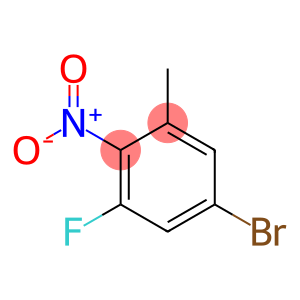 5-Bromo-1-fluoro-3-methyl-2-nitro-benzene