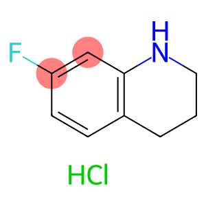 Quinoline, 7-fluoro-1,2,3,4-tetrahydro-, hydrochloride (1:1)