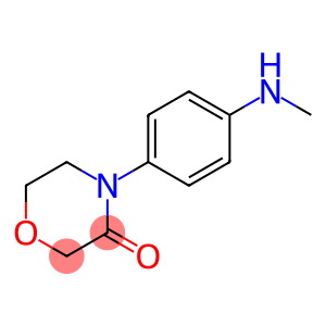 4-(4-(methylamino)phenyl)morpholin-3-one