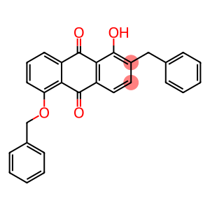 1-Hydroxy-5-(phenylmethoxy)-2-(phenylmethyl)-9,10-anthracenedione