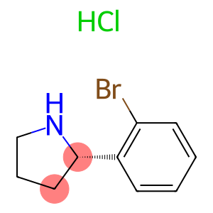 (S)-2-(2-溴苯基)吡咯烷盐酸盐