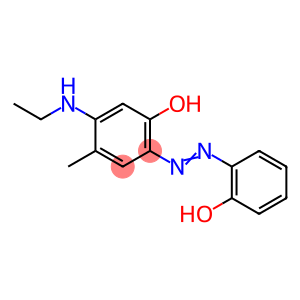 Phenol, 5-(ethylamino)-2-[2-(2-hydroxyphenyl)diazenyl]-4-methyl- (ACI)