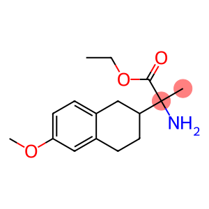 2-Naphthaleneacetic acid, α-amino-1,2,3,4-tetrahydro-6-methoxy-α-methyl-, ethyl ester