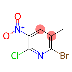 2-bromo-6-chloro-3-methyl-5-nitropyridine