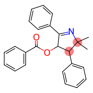 2H-Pyrrol-4-ol, 3,4-dihydro-2,2-dimethyl-3,5-diphenyl-, 4-benzoate