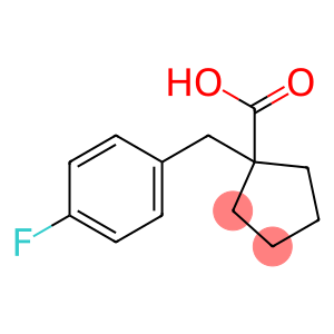 1-[(4-fluorophenyl)methyl]cyclopentane-1-carboxylic acid