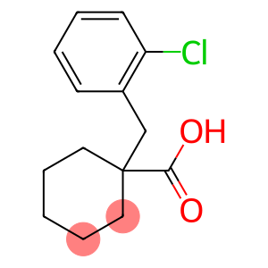 Cyclohexanecarboxylic acid, 1-[(2-chlorophenyl)methyl]-