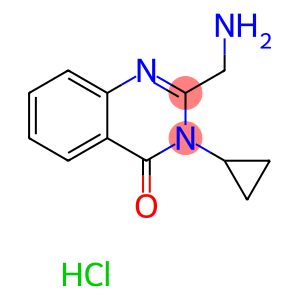 2-(aMinoMethyl)-3-cyclopropyl-3,4-dihydroquinazolin-4-one hydrochloride