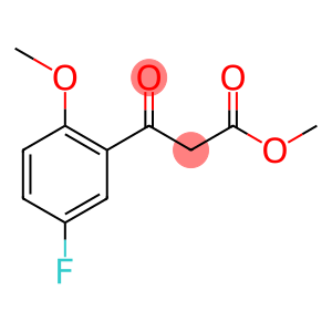 Benzenepropanoic acid, 5-fluoro-2-methoxy-β-oxo-, methyl ester